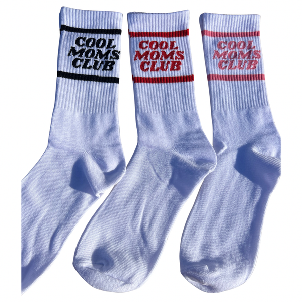 Cool Moms Club Socks-Black