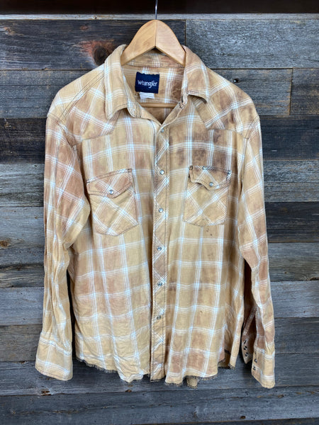 Unisex Revamped BLEACHED OUT Flannel