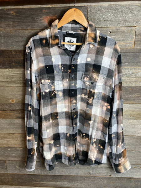 Unisex Revamped BLEACHED OUT Flannel